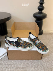 DIOR 26S WALK'N'DIOR SLIP-ON SNEAKERS IN MULTICOLOR DIOR OBLIQUE EMBROIDERED CANVAS STYLE 04