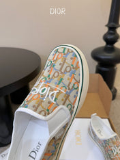 DIOR 26S WALK'N'DIOR SLIP-ON SNEAKERS IN MULTICOLOR DIOR OBLIQUE EMBROIDERED CANVAS STYLE 03