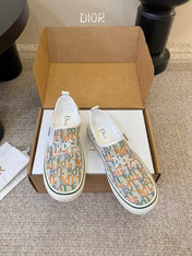 DIOR 26S WALK'N'DIOR SLIP-ON SNEAKERS IN MULTICOLOR DIOR OBLIQUE EMBROIDERED CANVAS STYLE 03