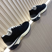 CHANEL 26S SNEAKER IN BLACK QUILTED CALFSKIN AND WHITE LOW TOP