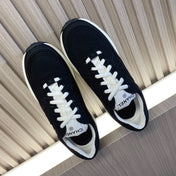 CHANEL 26S SNEAKER IN BLACK QUILTED CALFSKIN AND WHITE LOW TOP