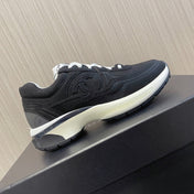 CHANEL 26S SNEAKER IN BLACK QUILTED CALFSKIN AND WHITE LOW TOP