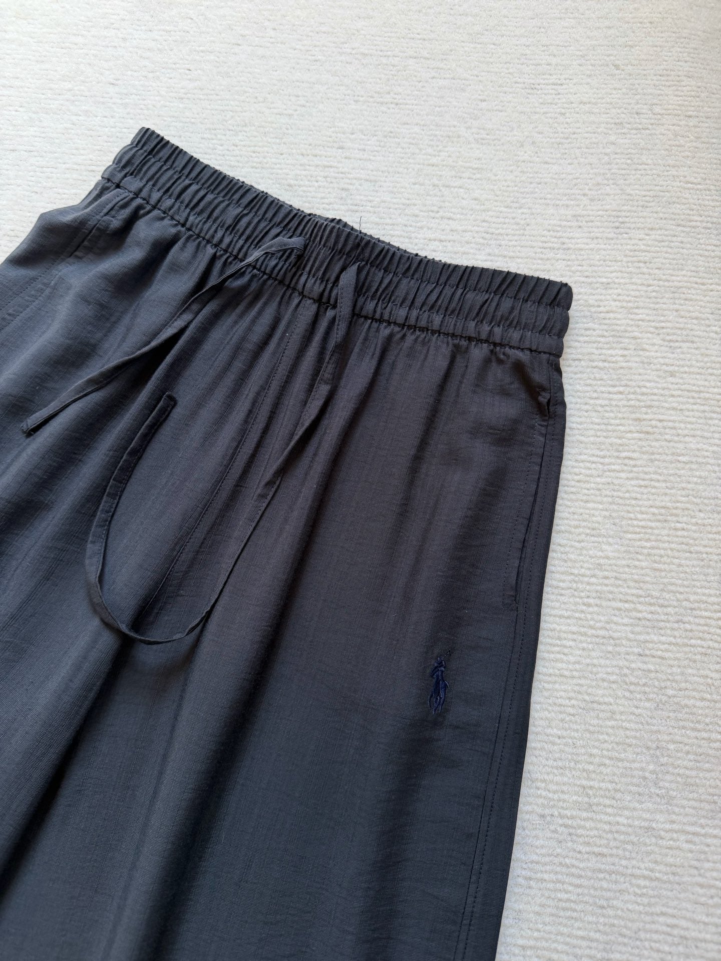 RALPH LAUREN 26S COTTON LINEN WIDE-LEG PANTS 533