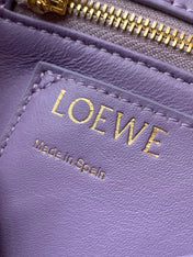 LOEWE 25S PUFFER GOYA BAG 23 IN LIGHT LAVENDER NAPPA LAMBSKIN