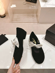 MARY JANE SHOES BLACK CALFSKIN