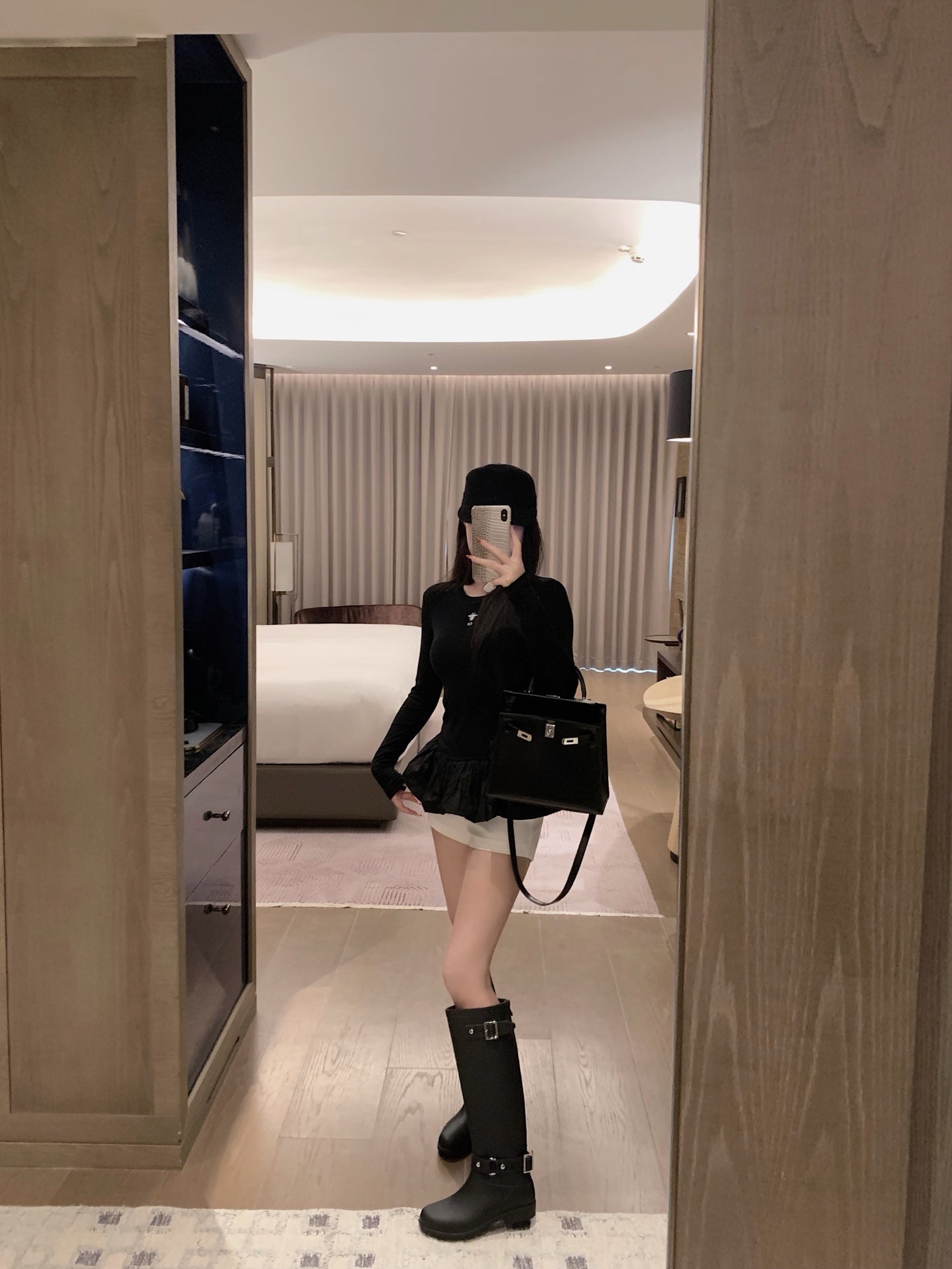 DIOR 25S LONG-SLEEVE PEPLUM T-SHIRT STYLE 186
