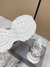 BALENCIAGA 25S 3XL SNEAKERS IN WHITE MIX GREY PU LEATHER