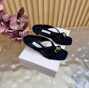 JIMMY CHOO 26S HIGH-HEEL SANDALS 35 MM IN BLACK SUEDE