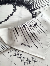 CHANEL 26S SCARF 90 IN SILK 311795