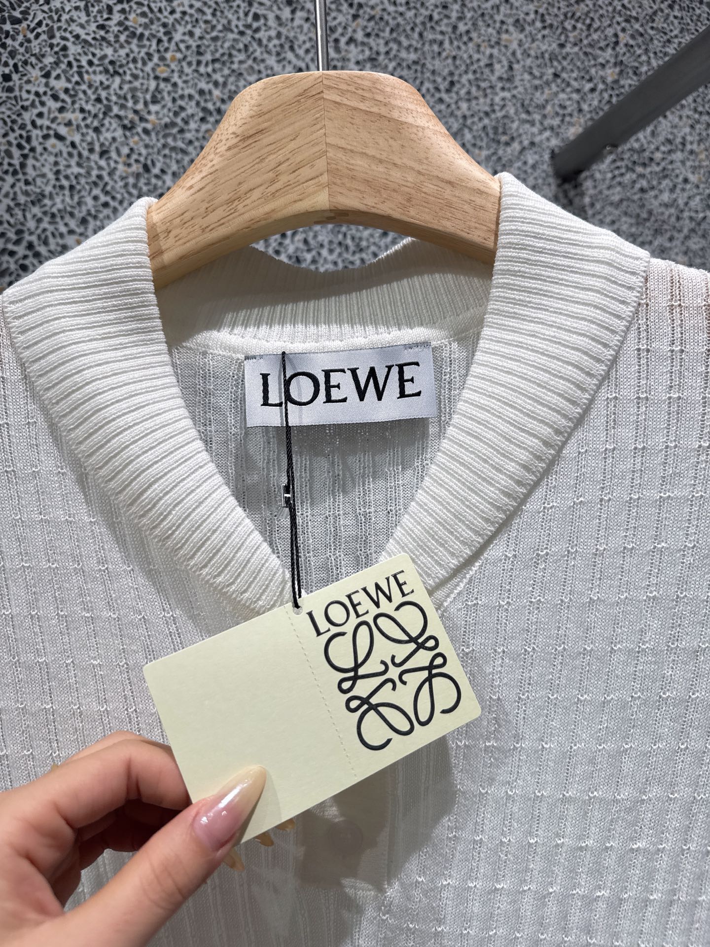 LOEWE 26S KNIT POLO SHIRT 433