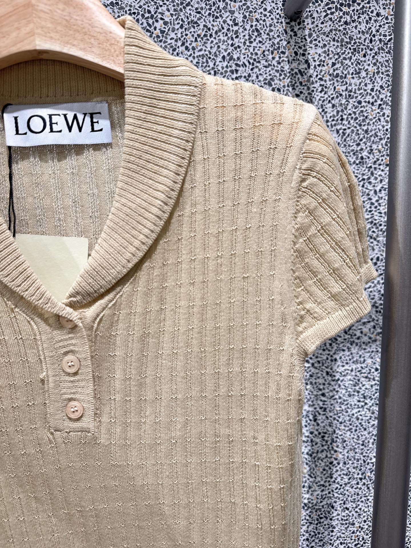 LOEWE 26S KNIT POLO SHIRT 434