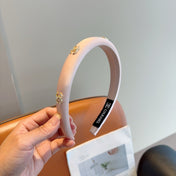 CHANEL 26S HEADBAND IN LIGHT PINK FABRIC 505251