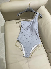 CC BIKINI SWIMSUIT SET IN GREY AND BLACK 593032