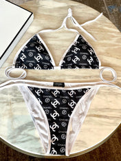 BIKINI SWIMSUIT IN BLACK AND WHITE AND PRINTED 627825