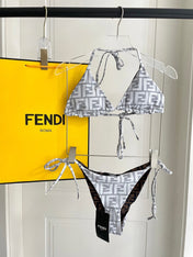 FENDI BIKINI 25S TWO PIECE IN GRAY 742663