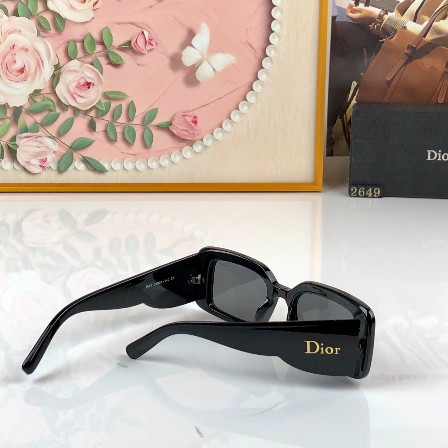 DIOR 26S RECTANGULAR FRAME IN ACETATE 396861