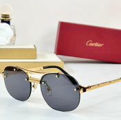 SANTOS ROUND FRAME SUNGLASSES CT00676 IN METAL