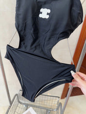 CELINE BIKINI 25S BODYSUIT IN BLACK 742672