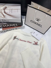 DIOR 25S LONG-SLEEVE CREWNECK SWEATER 675