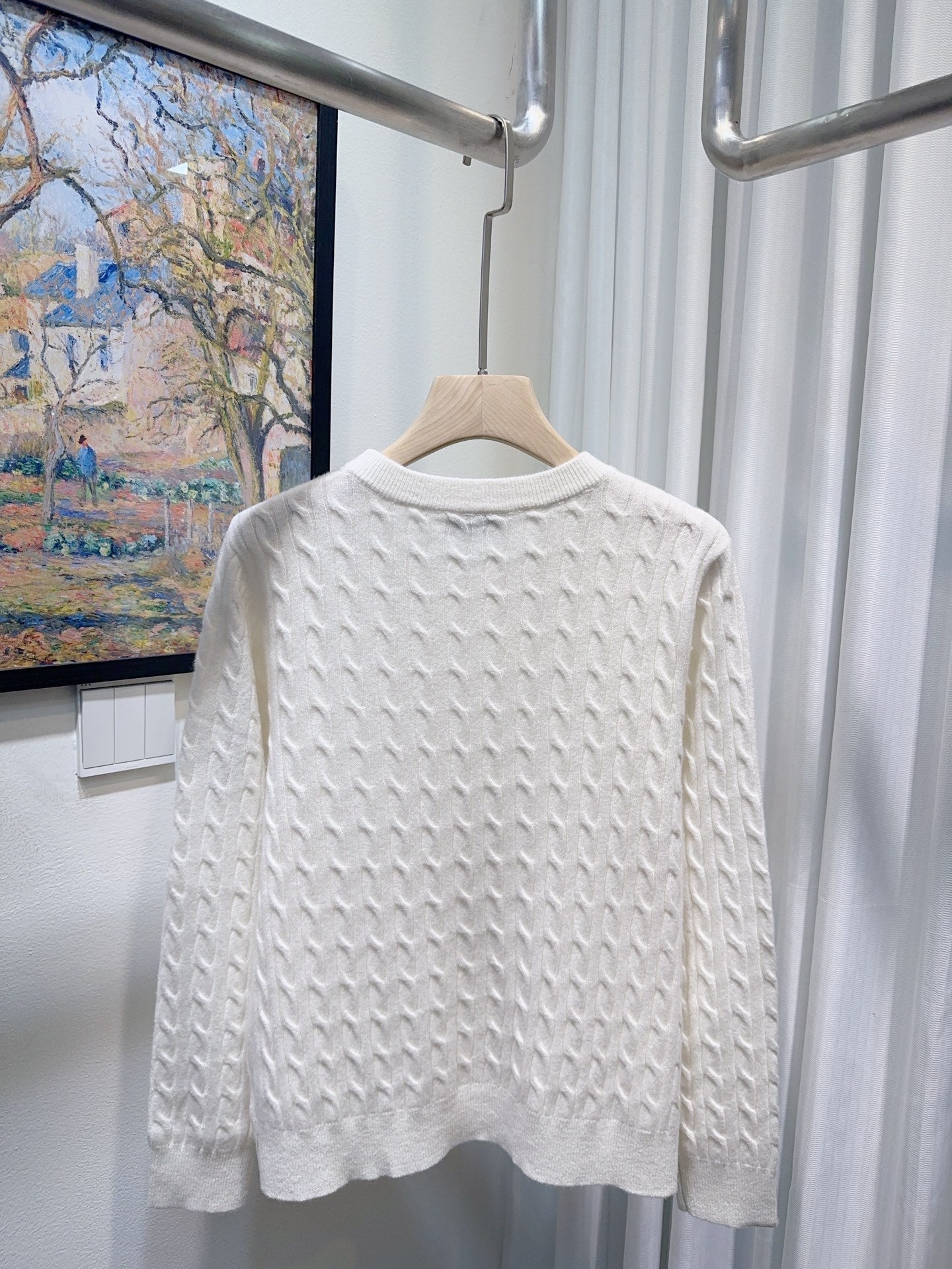MONCLER 25S LONG-SLEEVE CREWNECK SWEATER 381