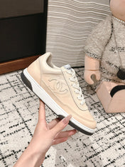 SNEAKER IN BISQUE BEIGE HAND-POLISHED CALFSKIN 977827
