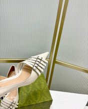 HIGH PUMP 6 CM IN WHITE CALFSKIN