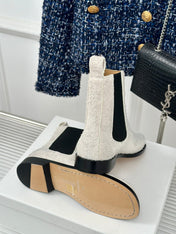 LW CAMPO CHELSEA BOOT WHITE BRUSHED SUEDE