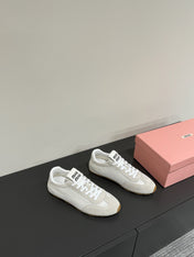 RETRO SNEAKERS IN BEIGE MESH AND SUEDE