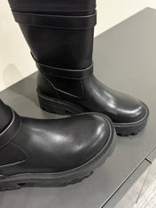 MAJOR ANKLE BOOT IN BLACK CALFSKIN