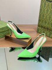 GG SIGNORIA SLINGBACK PUMP SHAMROCK LAMBSKIN