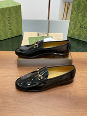 GG JORDAAN LOAFER GLOSSY BLACK LAMBSKIN