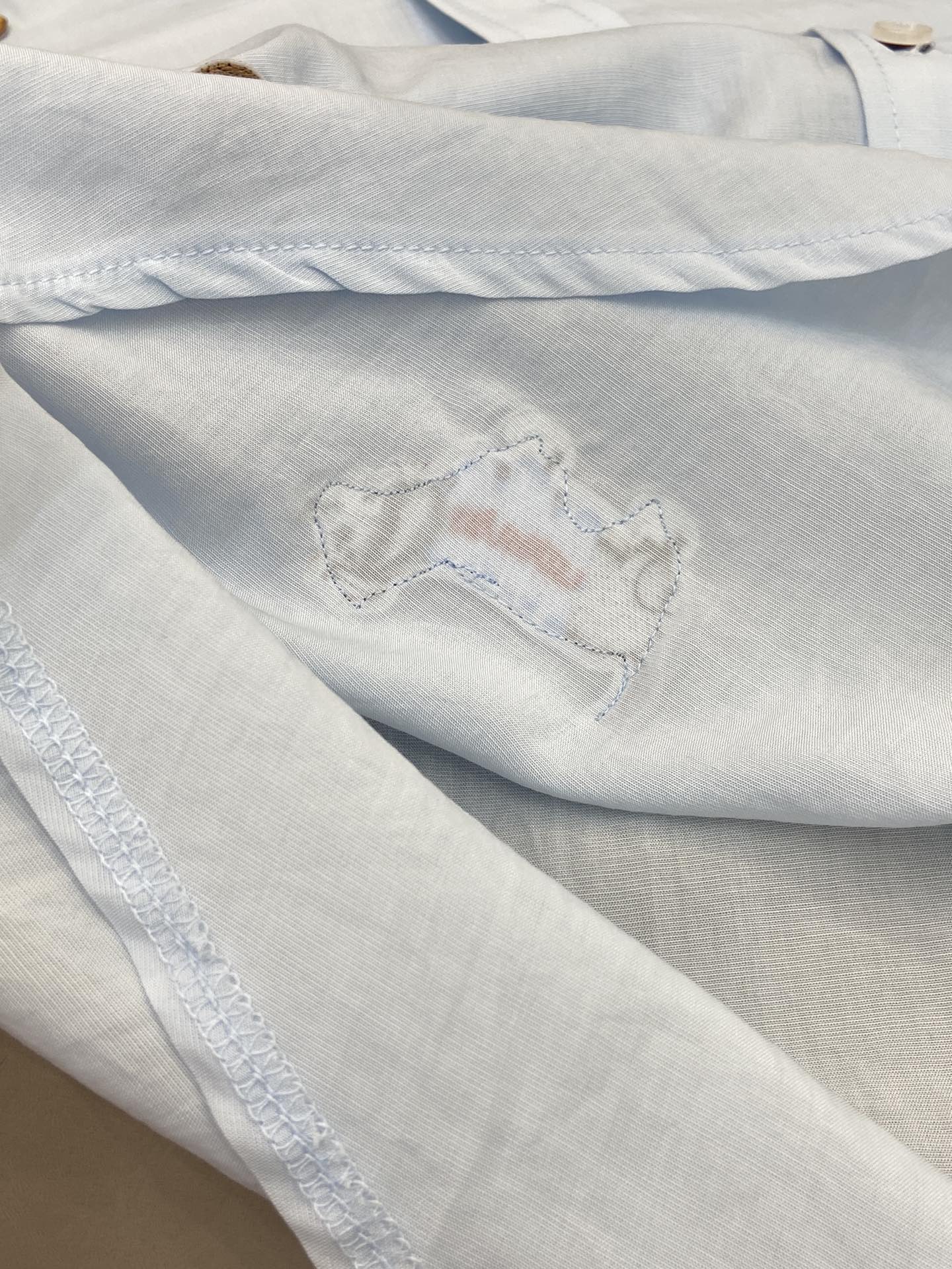 THOM INSPIRED SHIRT SET WITH DOG PRINT25S IN OXFORD COTTON 266233