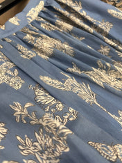 LONG SKIRT WITH COCONUT FOREST PRINT 25S IN COTTON 266160