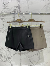 HERMES 25S LEATHER JACKET WITH LEATHER SHORTS 528564