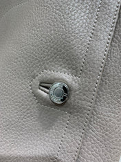 HERMES 25S LEATHER JACKET WITH LEATHER SHORTS 528568