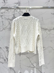 CHANEL 26S LONG-SLEEVE CREWNECK SWEATER 667