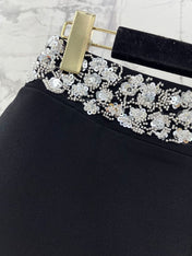 CHANEL 26S BEADED BODYCON SHORTS STYLE 1113
