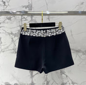 CHANEL 26S BEADED BODYCON SHORTS STYLE 1113
