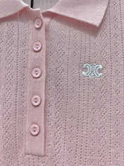 CELINE 26S KNIT POLO TANK TOP 296