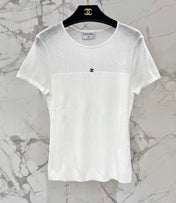 CHANEL 26S SHORT-SLEEVE KNIT TOP 1320
