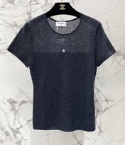 CHANEL 26S SHORT-SLEEVE KNIT TOP 1319