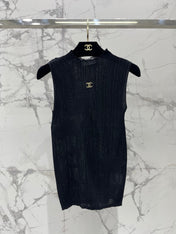 CHANEL 26S SLEEVELESS KNIT TOP 1317
