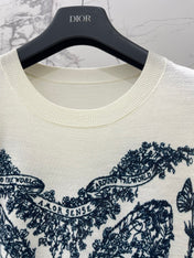 DIOR 26S SHORT-SLEEVE CREWNECK SWEATER 1318