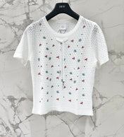 DIOR 26S SHORT-SLEEVE KNIT T-SHIRT 1315