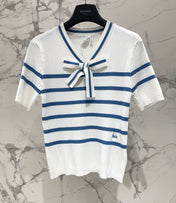 DIOR 26S SHORT-SLEEVE KNIT SWEATER 1328