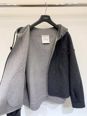 MONCLER 25S CASHMERE HOODED JACKET 201