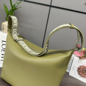 CUBI CROSSBODY 44 BAG IN OLIVE GREEN SMOOTH CALFSKIN AND JACQUARD