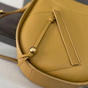 HAMMOCK SLICE 25 BAG IN SAND YELLOW SHINY CALFSKIN