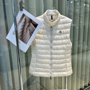 MONCLER 25S DOWN VEST IN WHITE 007