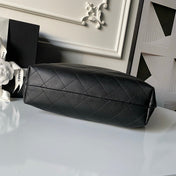 CHANEL 25S HOBO BAG 45 IN BLACK LAMBSKIN